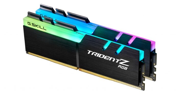 Оперативная память G.Skill Trident Z RGB (F4-4000C18D-64GTZR) DDR4 2x32Gb 4000MHz, купить в Москве, цены в интернет-магазинах на Мегамаркет