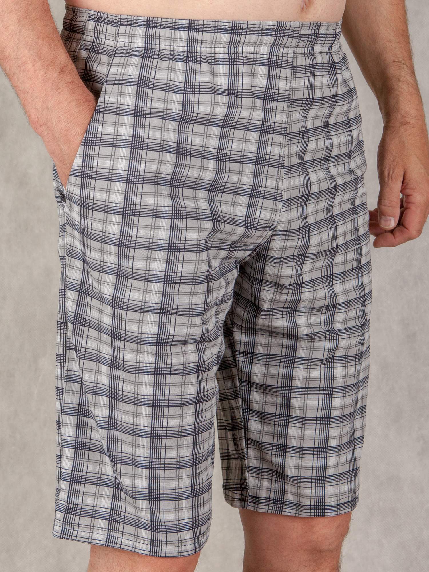 Трикотажные шорты мужские intimatex INT-610_41 серые 56 RU - купить в intimatex, цена на Мегамаркет