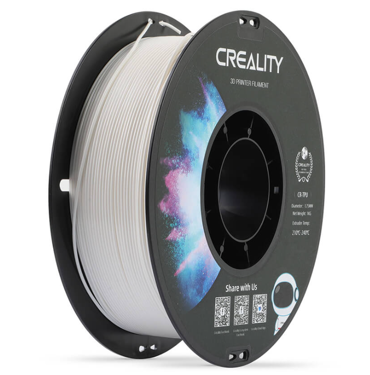 Картридж для 3D-принтера Creality CR-TPU-пластик 1.75мм 1кг белый - купить в Группа компаний "ОЛВИТ", цена на Мегамаркет
