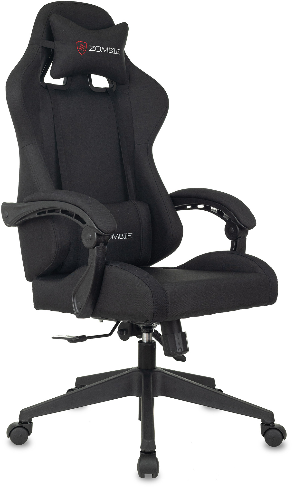 Кресло игровое Zombie Predator черный Neo Black крестов. пластик - купить в ИП Климентова Юлия Алексеевна, цена на Мегамаркет