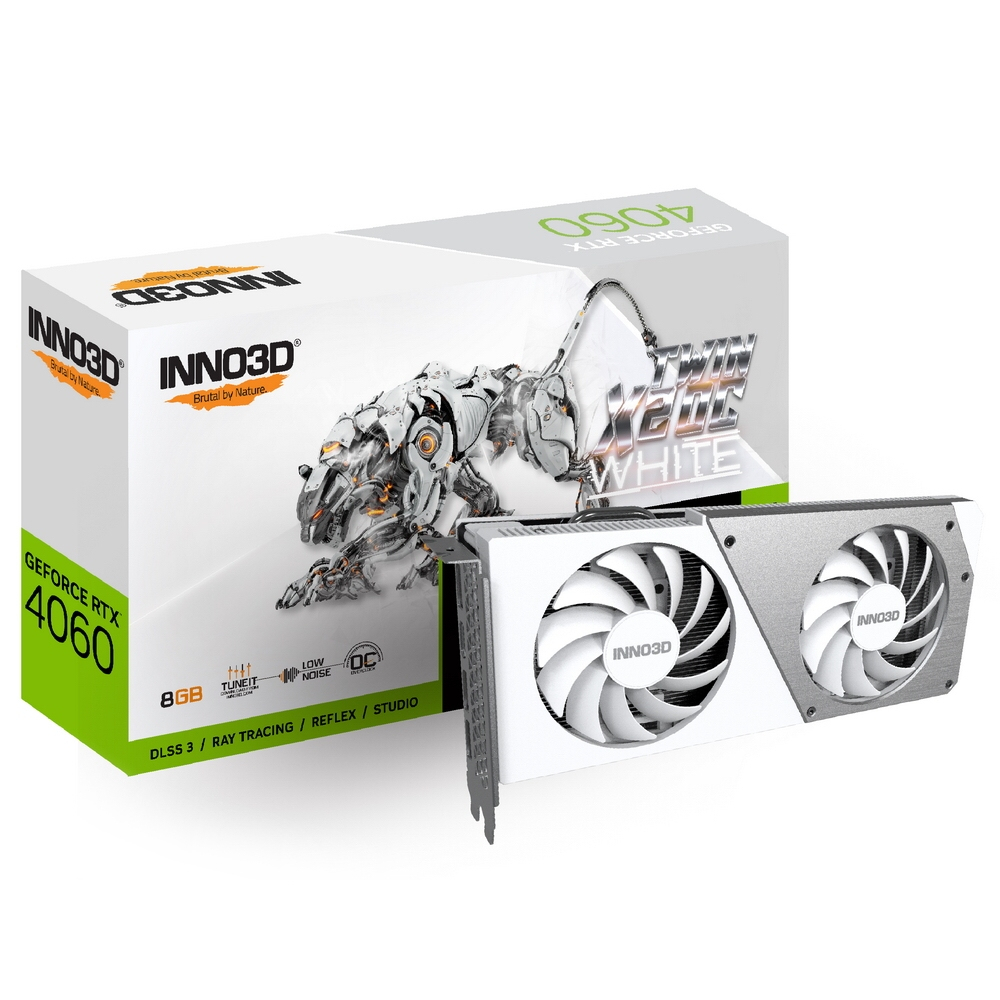 Видеокарта Inno3D NVIDIA GeForce RTX 4060 TWIN X2 OC - купить в Мегамаркет Воронеж, цена на Мегамаркет