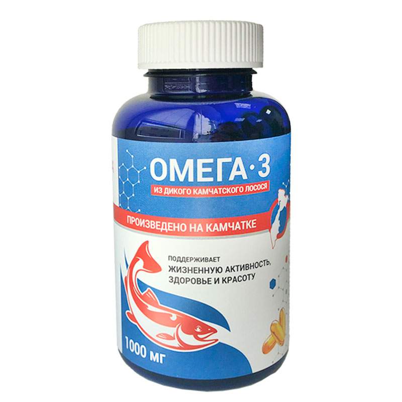 Омега-3 из дикого камчатского лосося Salmonica 1000 мг капсулы 160 шт.