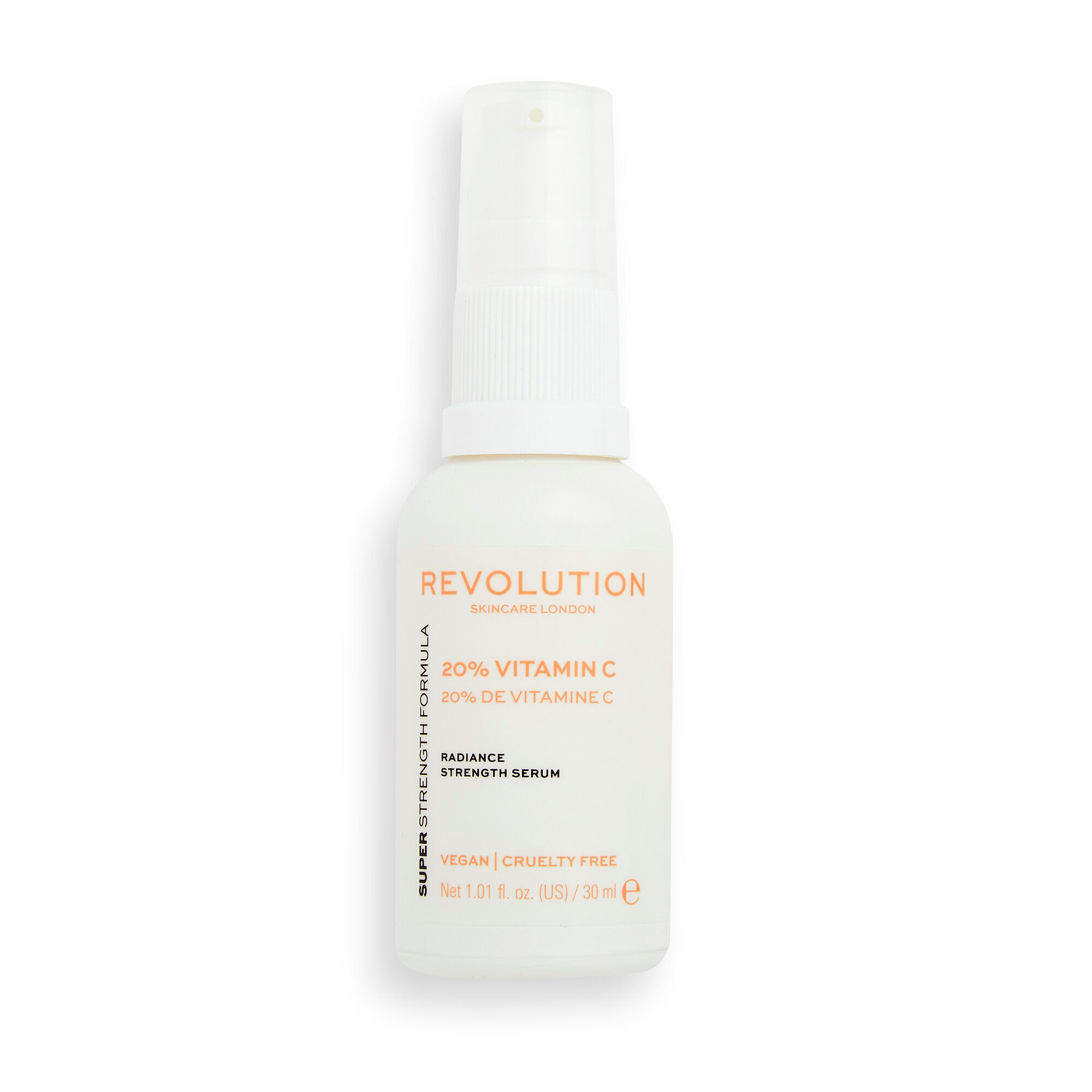 Купить сыворотка выравнивающая тон Revolution Skincare 20% Vitamin C Radiance Strength Serum 30мл, цены на Мегамаркет | Артикул: 600005525160