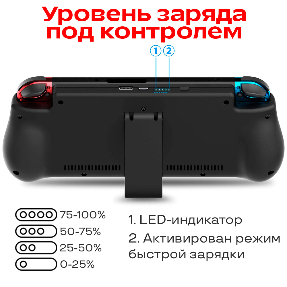 Аккумулятор для приставки InnoZone XDL-NS01 для Nintendo Switch, купить в  Москве, цены в интернет-магазинах на Мегамаркет