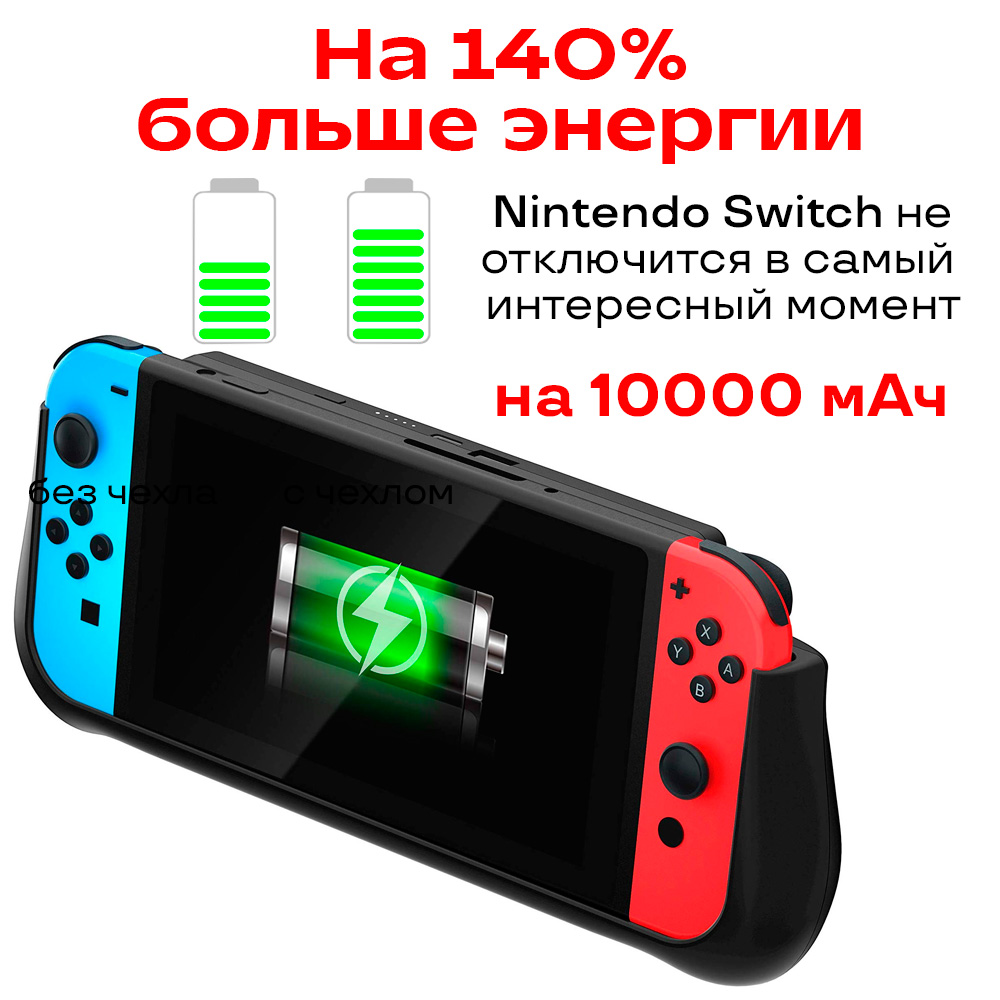 Аккумулятор для приставки InnoZone XDL-NS01 для Nintendo Switch, купить в  Москве, цены в интернет-магазинах на Мегамаркет