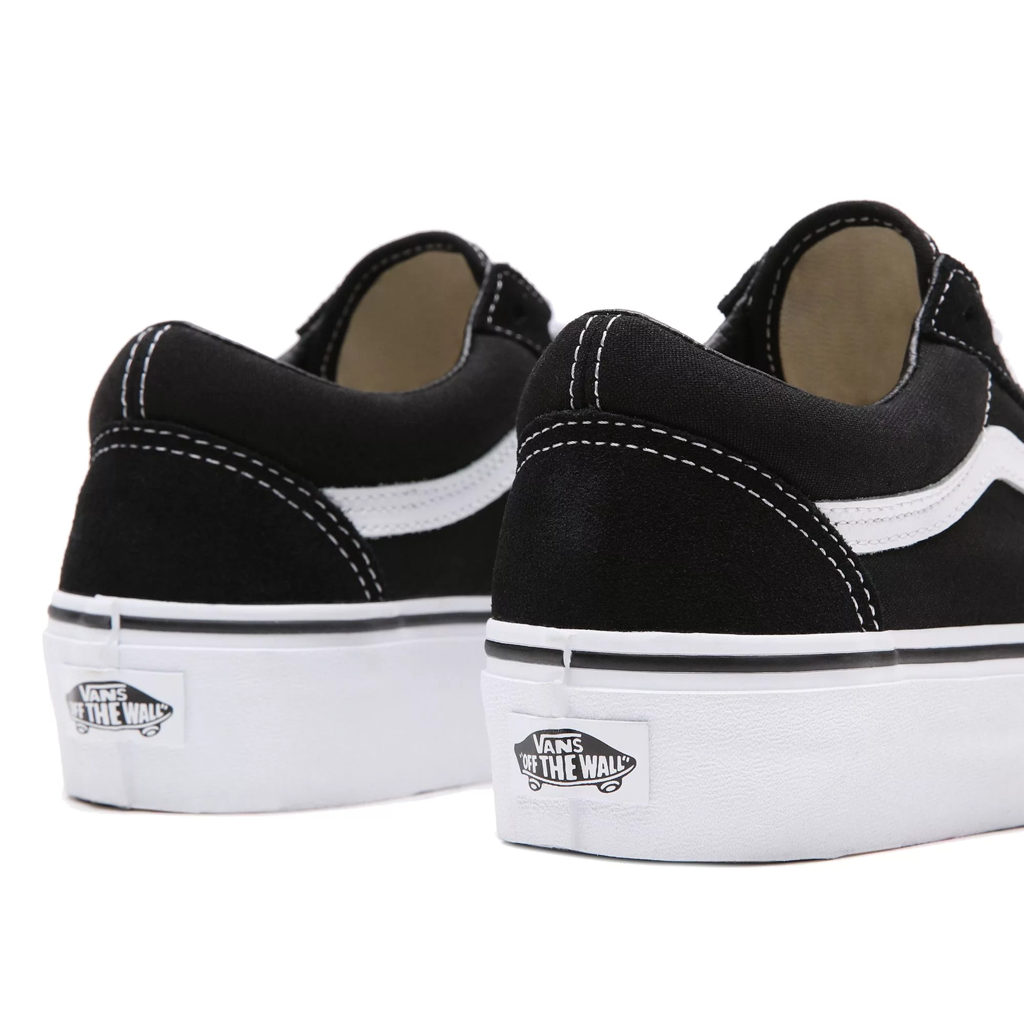 Black vans best sale old skool platform