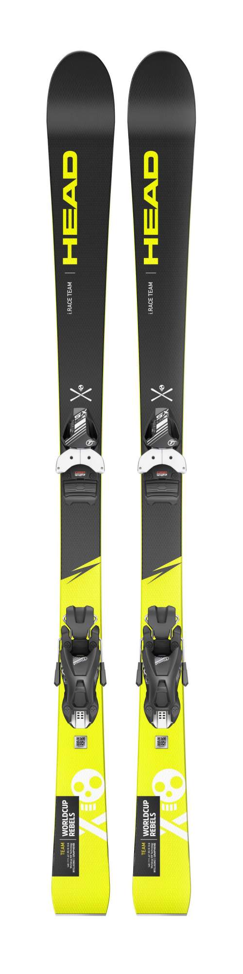 Горные лыжи Head Wc Irace Team Sw+Sx 4.5 Gw Ac Brake 80 [K] Black/Neon Yellow 120 см