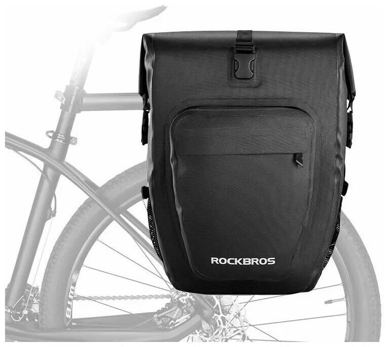 Водонепроницаемая сумка Rockbros AS-001 27л на багажник - купить в Москве, цены на Мегамаркет | 100055639935