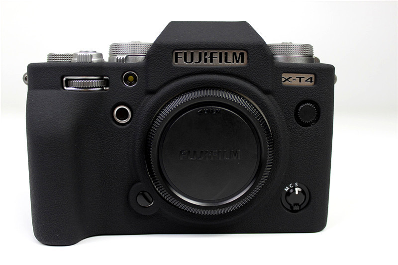 Силиконовый чехол MyPads для фотоаппарата Fujifilm X-T4 черный