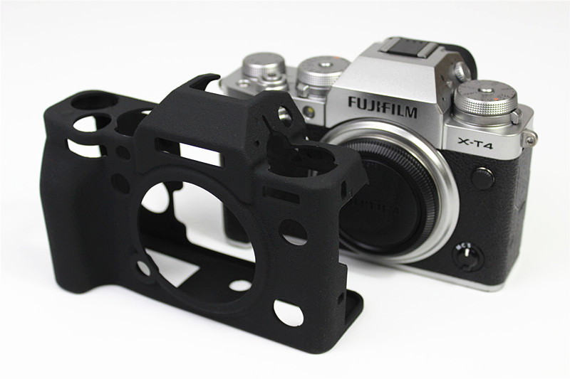 Силиконовый чехол MyPads для фотоаппарата Fujifilm X-T4 черный