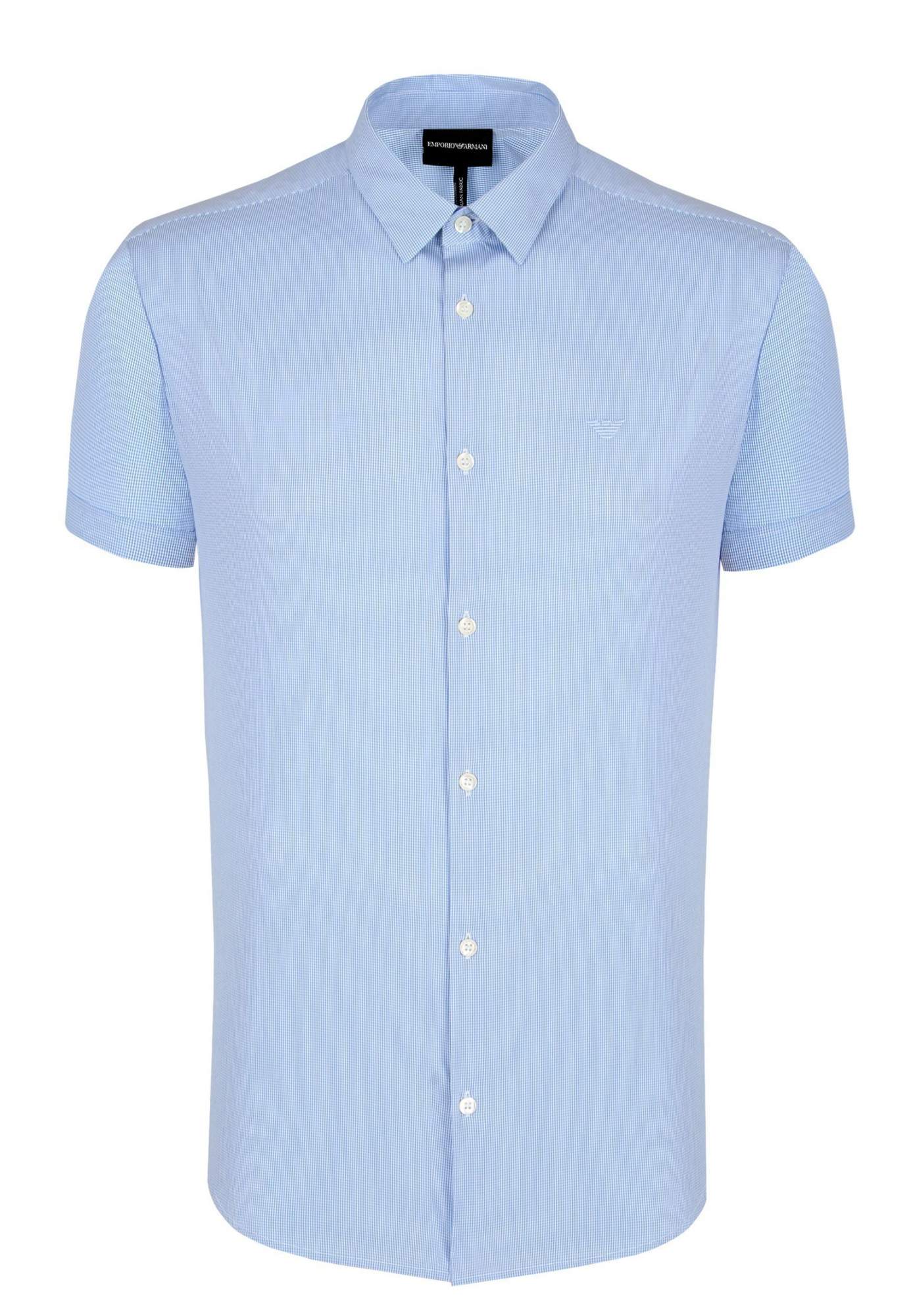 Рубашка мужская Emporio Armani 126902 синяя 3XL
