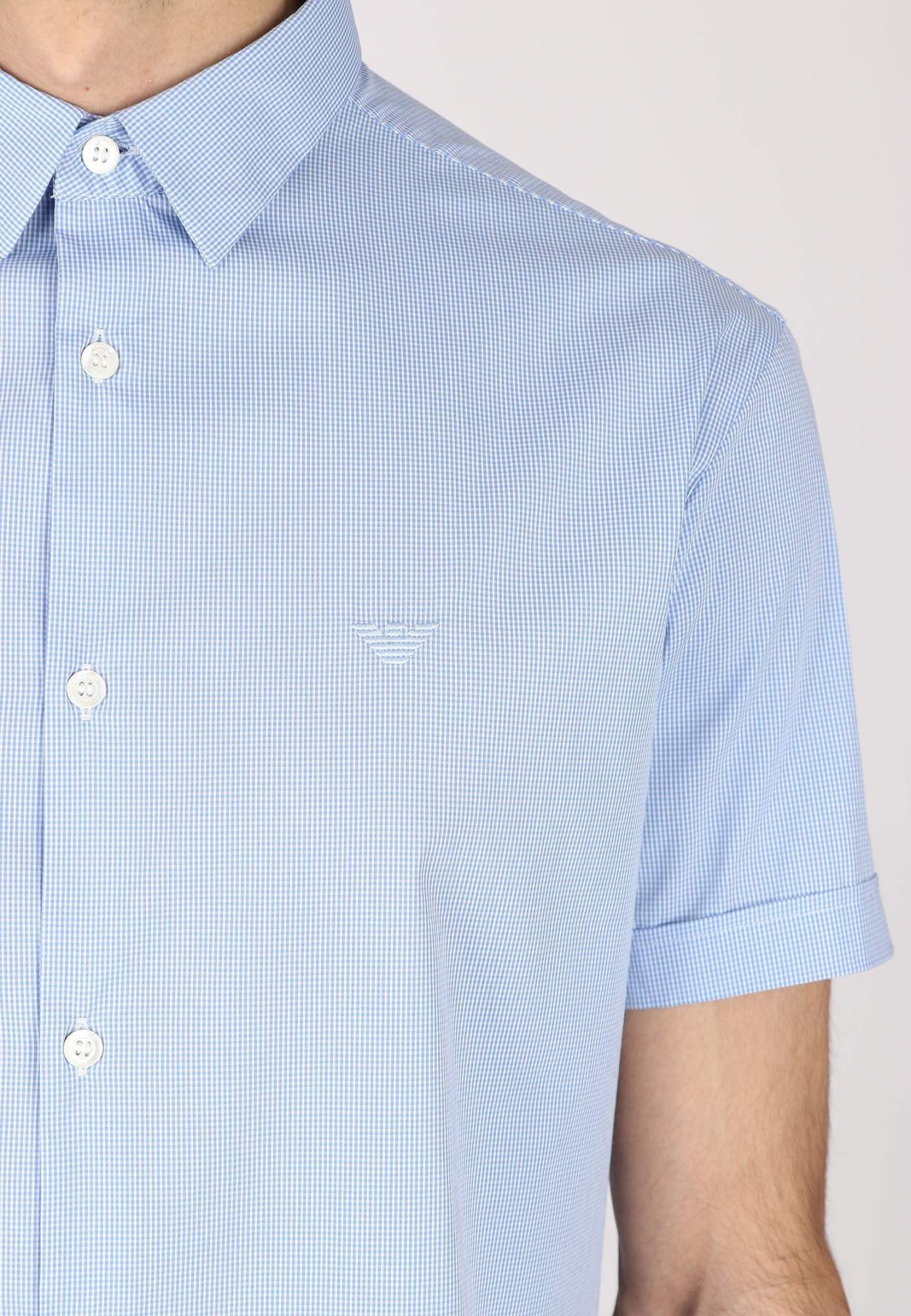 Рубашка мужская Emporio Armani 126902 синяя L