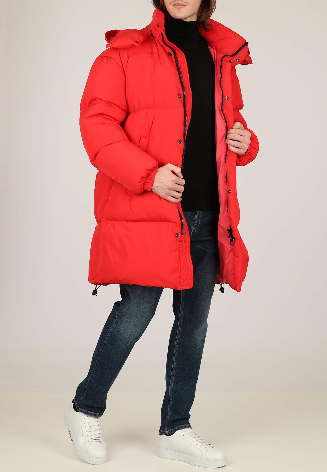 Зимняя куртка мужская DIESEL 130048 красная L