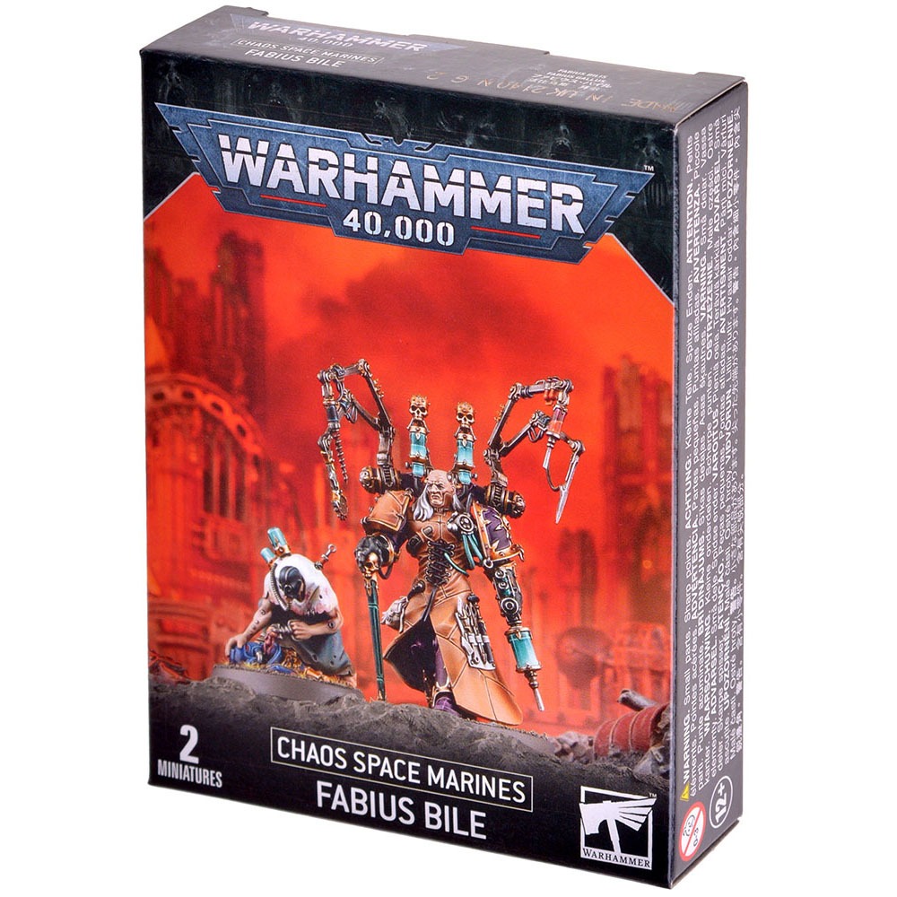 Миниатюра для игры Games Workshop Warhammer 40000 Chaos Space Marines:  Fabius Bile 43-73 – купить в Москве, цены в интернет-магазинах на Мегамаркет