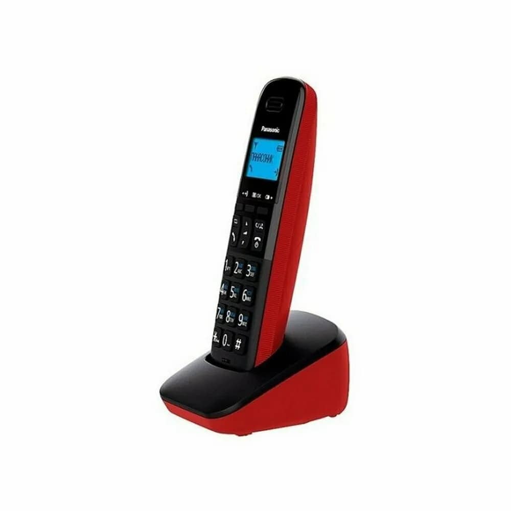 Телефон беспроводной (DECT) Panasonic KX-TGB610RU Red, купить в Москве,  цены в интернет-магазинах на Мегамаркет