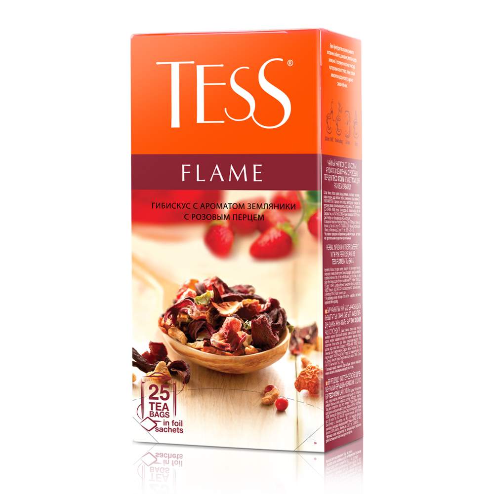 Чайный напиток Tess Flame 25 пакетиков - отзывы покупателей на маркетплейсе  Мегамаркет | Артикул: 100023895190