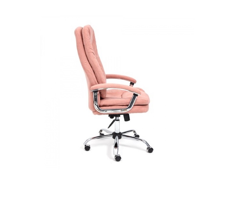 Кресло офисное TetchairSOFTY LUX, флок , pink, 137