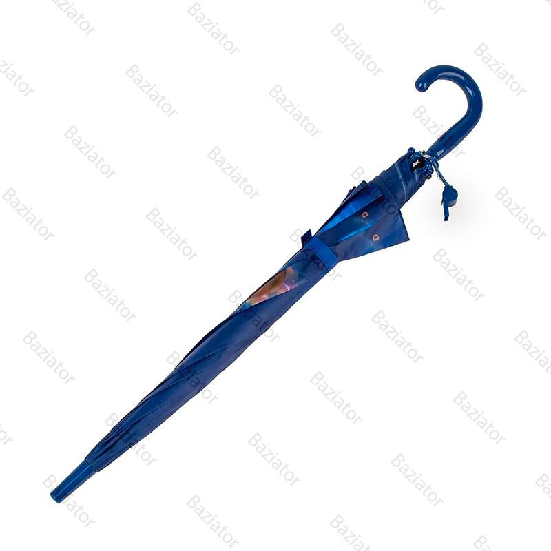 Зонт-трость Baziator со свистком синий X0122V