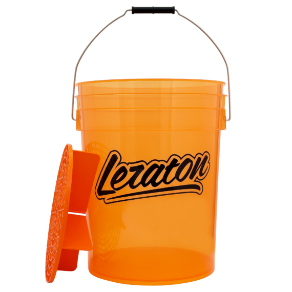 Ведро LERATON BUCKET BW2 для мойки автомобилей с сепаратором (оранжевое) 20л - купить в Москве, цены на Мегамаркет | 600021862347