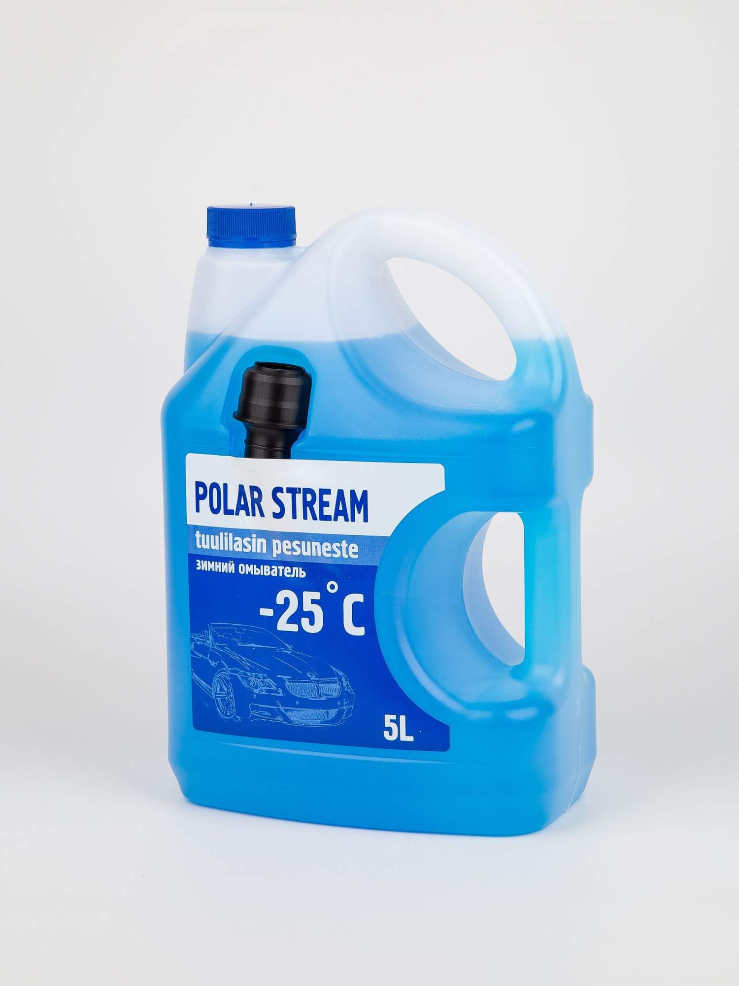 Жидкость стеклоомывателя Polar Stream Незамерзайка зимняя, до -25 C,  канистра 5л. - 3шт. - купить в ИП Ватав Игорь Дмитриевич, цена на Мегамаркет