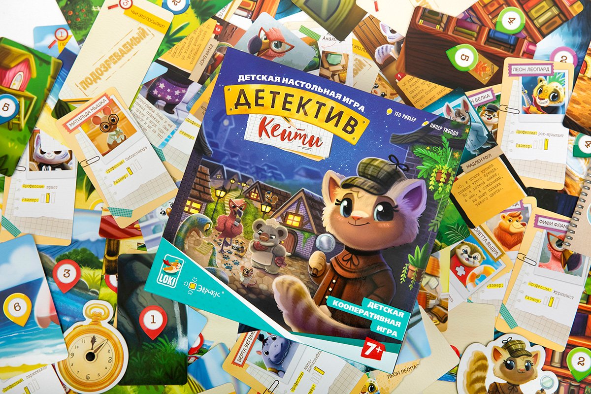 Эврикус - купить настольная игра Эврикус Детектив Кейти, PG-17361, цены в  Москве на Мегамаркет