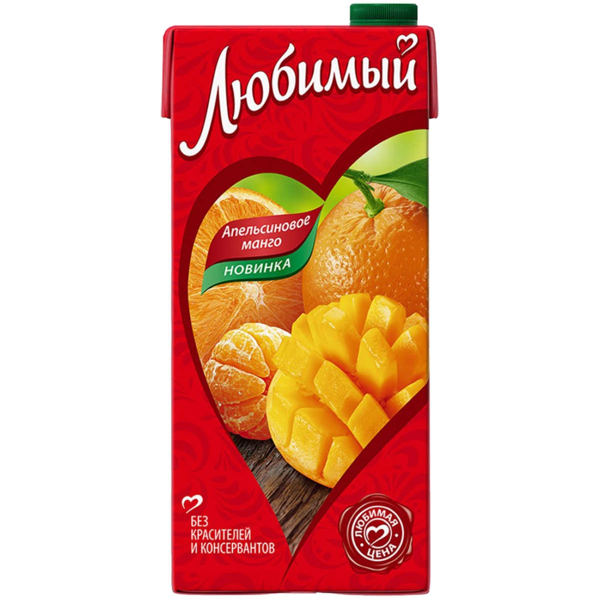 Сок любимый апельсиновое манго