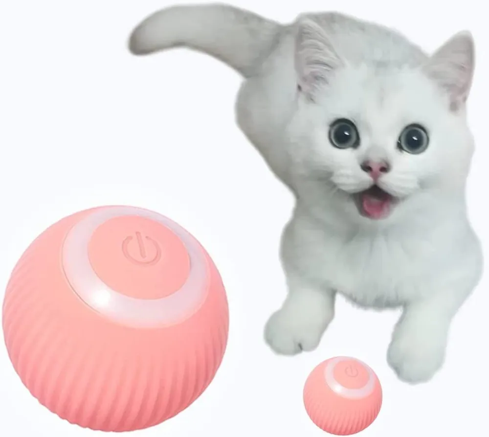 Умная игрушка для кошек ForAll Cat Ball Мяч, розовый – купить в Москве,  цены в интернет-магазинах на Мегамаркет