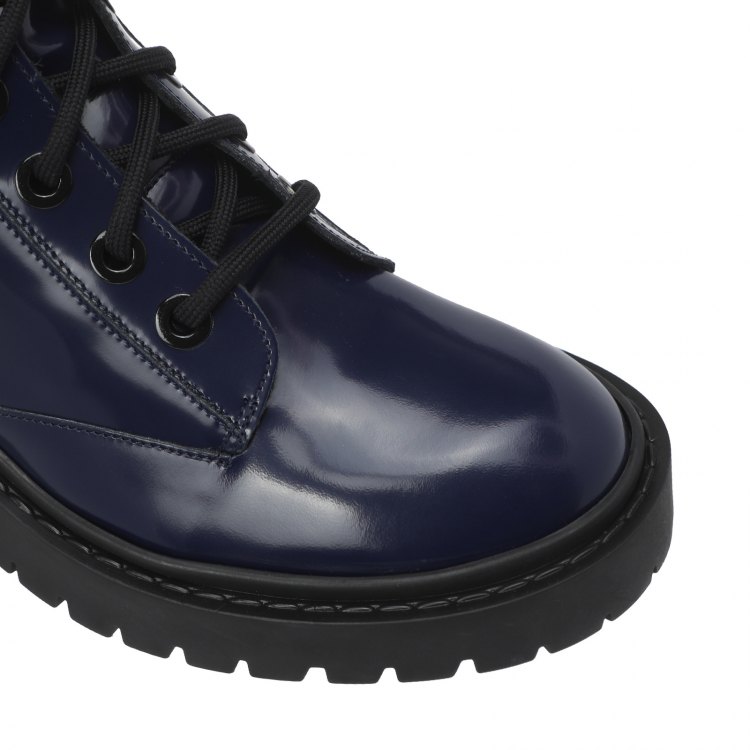 Женские ботинки KENZO PIKE LACE-UP BOOT BT340 темно-синий р.37