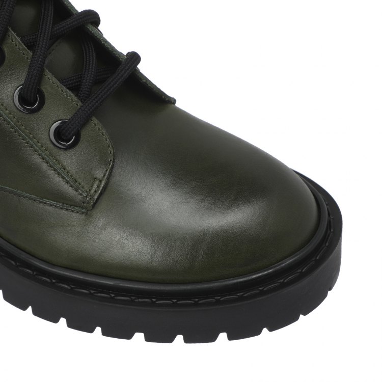 Женские ботинки KENZO PIKE LACE-UP BOOT BT340 темно-серо-зеленый р.40