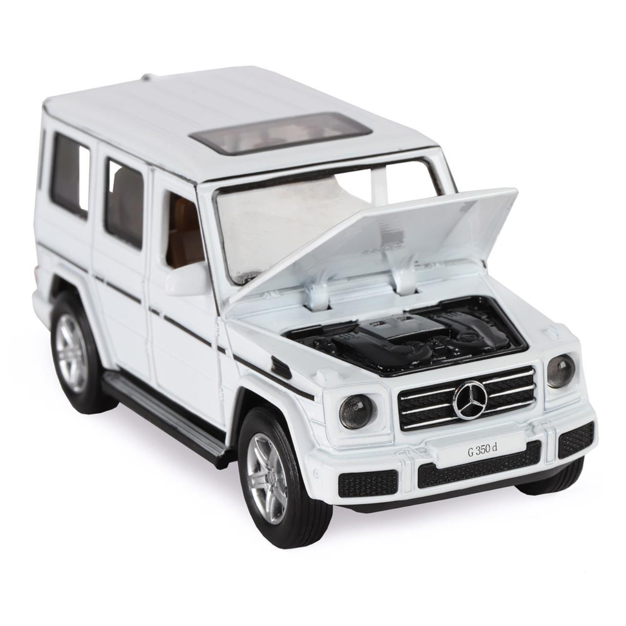 Игрушечная машинка Mercedes-Benz G350d свет, звук, белая металл JB1200199 –  купить в Москве, цены в интернет-магазинах на Мегамаркет