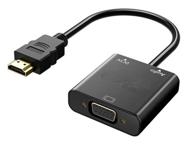 Переходник KS-is HDMI M to VGA F + Audio KS-426, купить в Москве, цены в интернет-магазинах на Мегамаркет