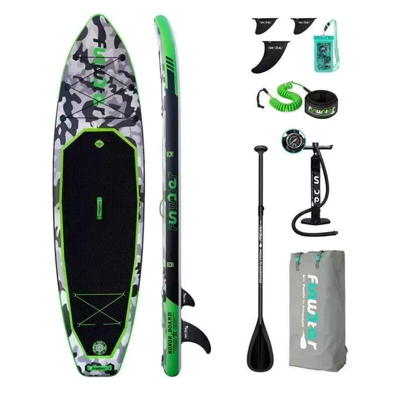 SUP-борд FunWater Honor 330x84x15 см green - купить в Москве, цены на Мегамаркет | 600011412977