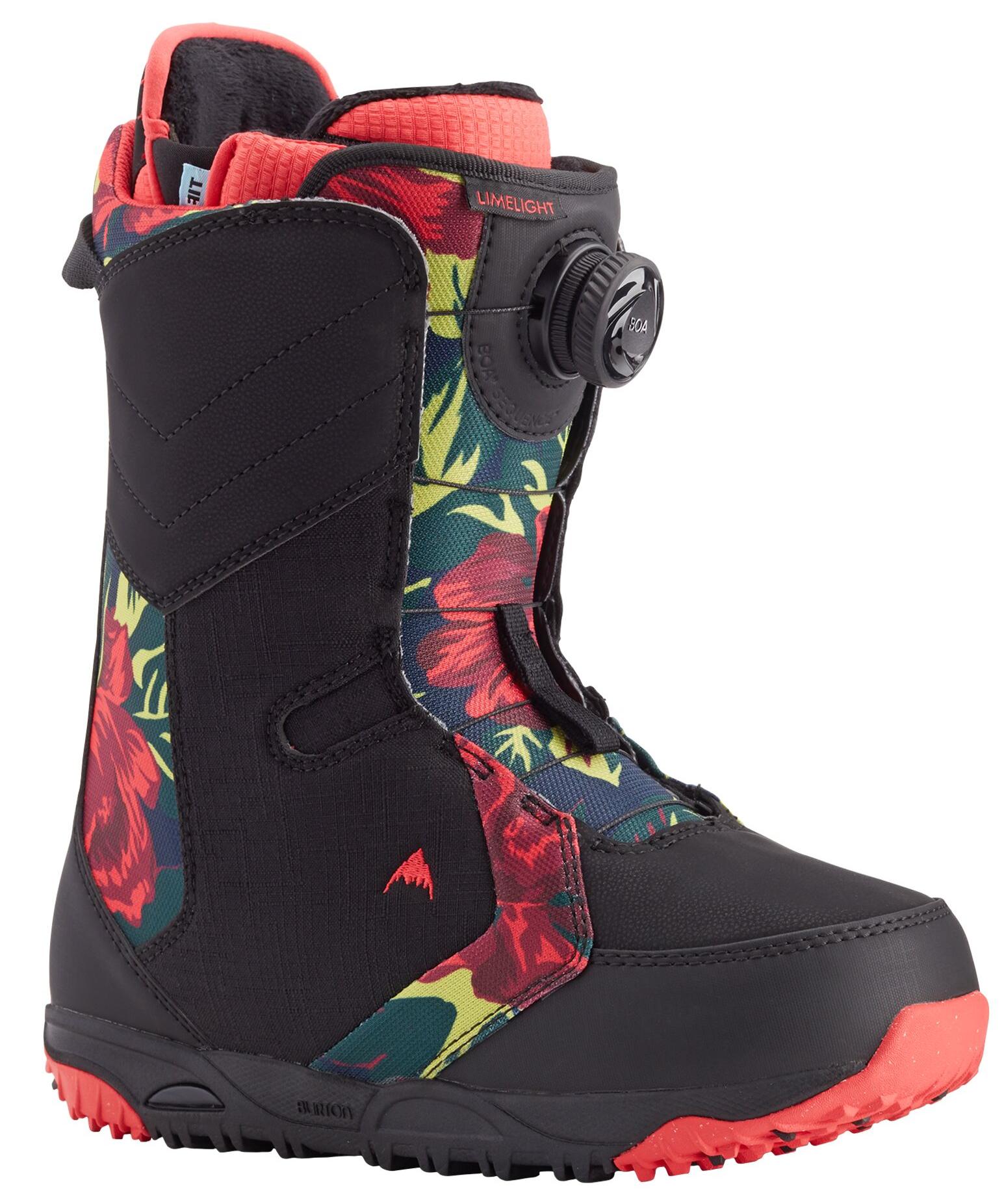 Burton Limelight Boa 2020 2021 black floral