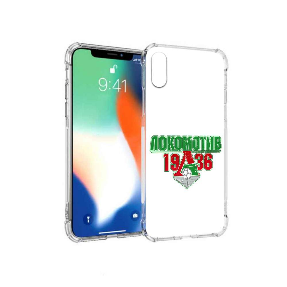 Чехол MyPads Tocco для Apple iPhone X ФК локомотив 1936 (PT94261.606.182) -  купить в Чехол.ру, цена на Мегамаркет