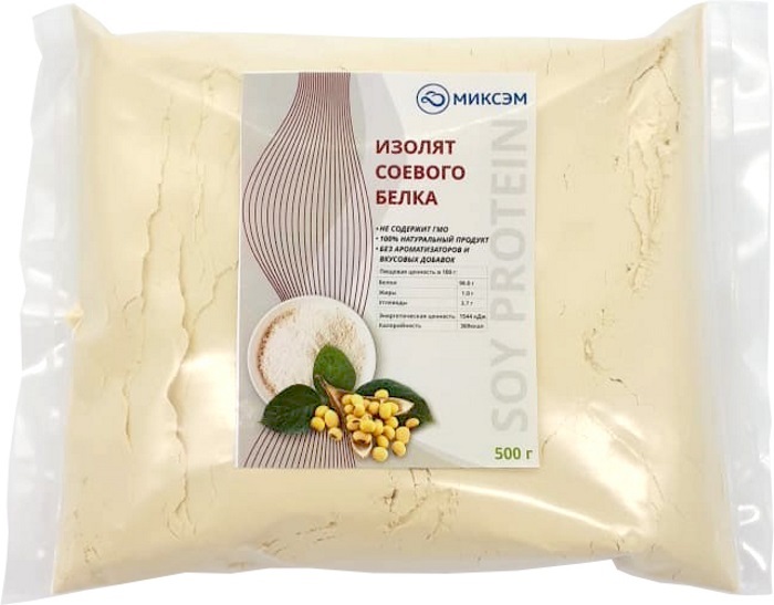 Миксэм Изолят соевого белка, 500 г - купить в Москве, цены в интернет-магазинах 