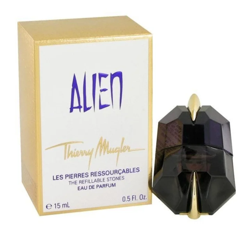 Парфюмированная вода мюглер. Духи Alien Mugler. Мюглер Alien 15 ml. Mugler Alien Perfume. Духи алиен Тьерри Мюглер.