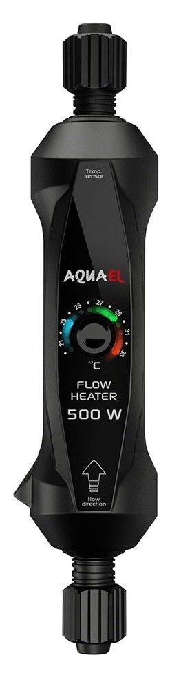 Обогреватель проточный для аквариума Aquael FLOW HEATER 500 Вт, пластик, 500 Вт