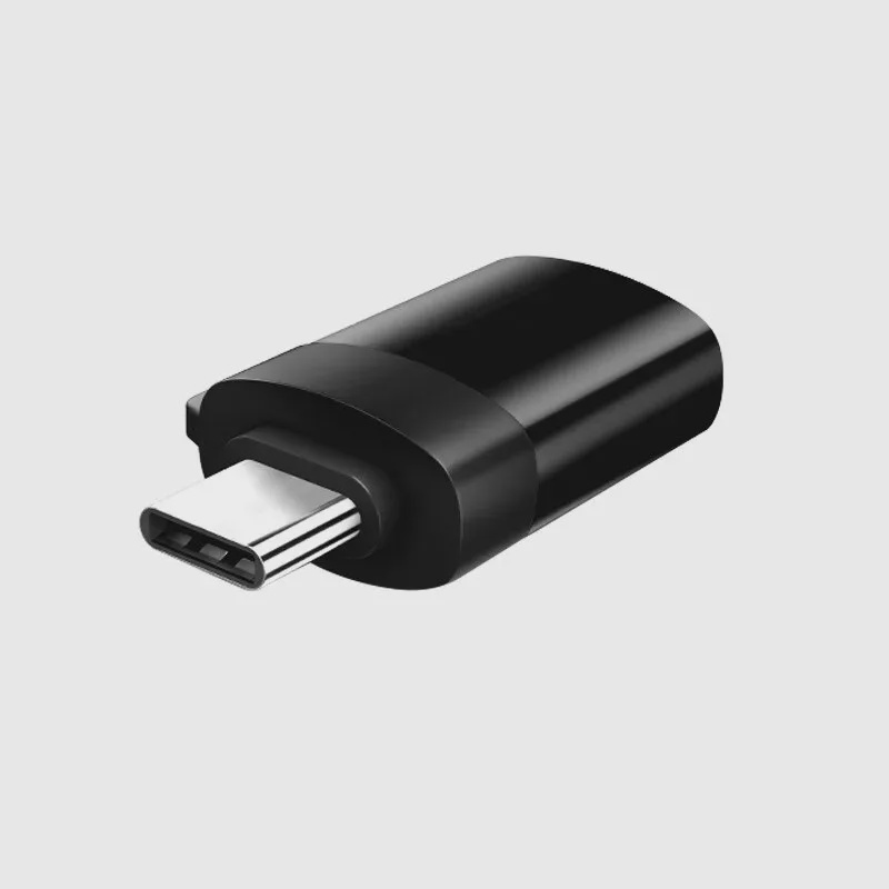 Адаптер - переходник USB Type C - USB (с ремешком), черный, купить в ...