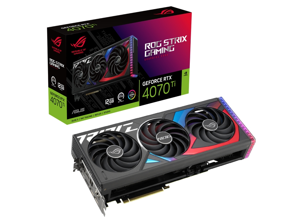 Видеокарта ASUS ROG Strix GeForce RTX 4070Ti 12GB, купить в Москве, цены в интернет-магазинах на Мегамаркет