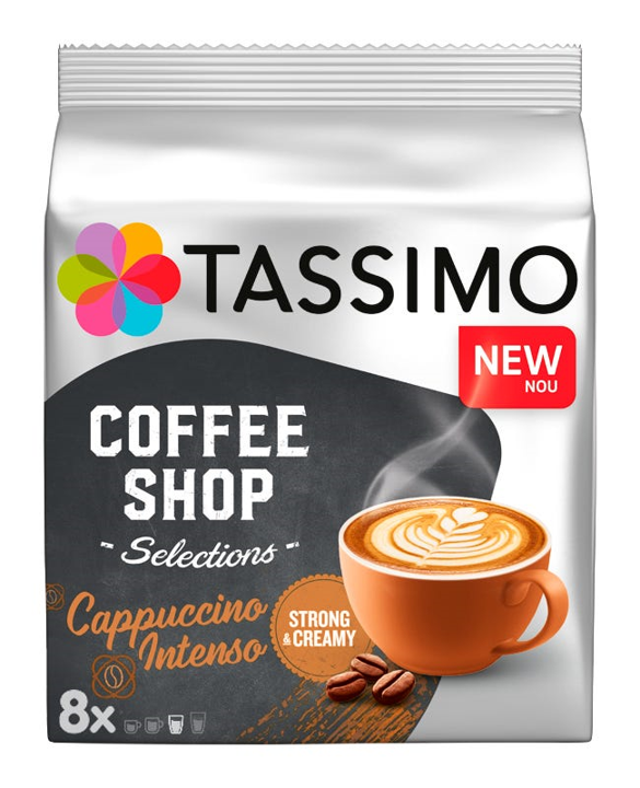 Кофе в капсулах Tassimo CAPPUCCINO INTENSO, 8 порций - купить в Супермаркет «Гармония цен», цена на Мегамаркет