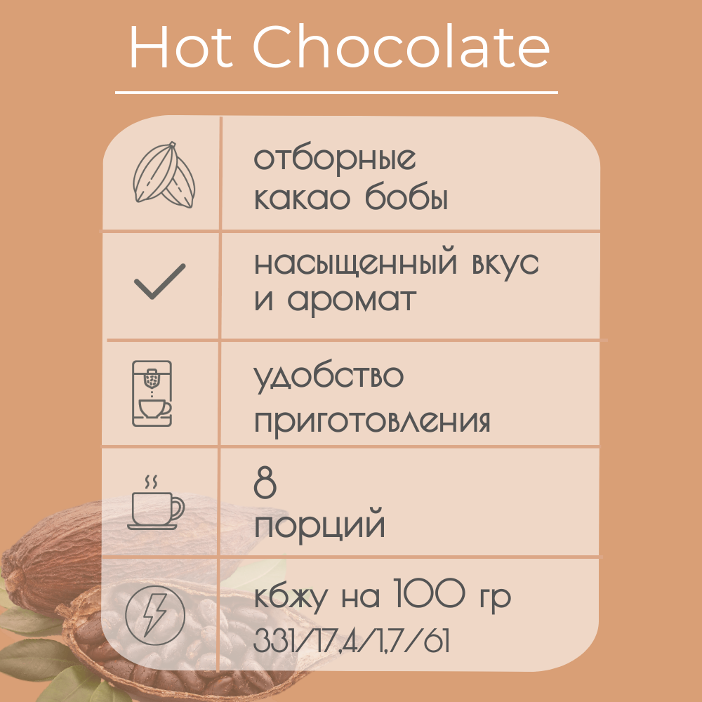 Горячий шоколад в капсулах Single Cup Coffee 