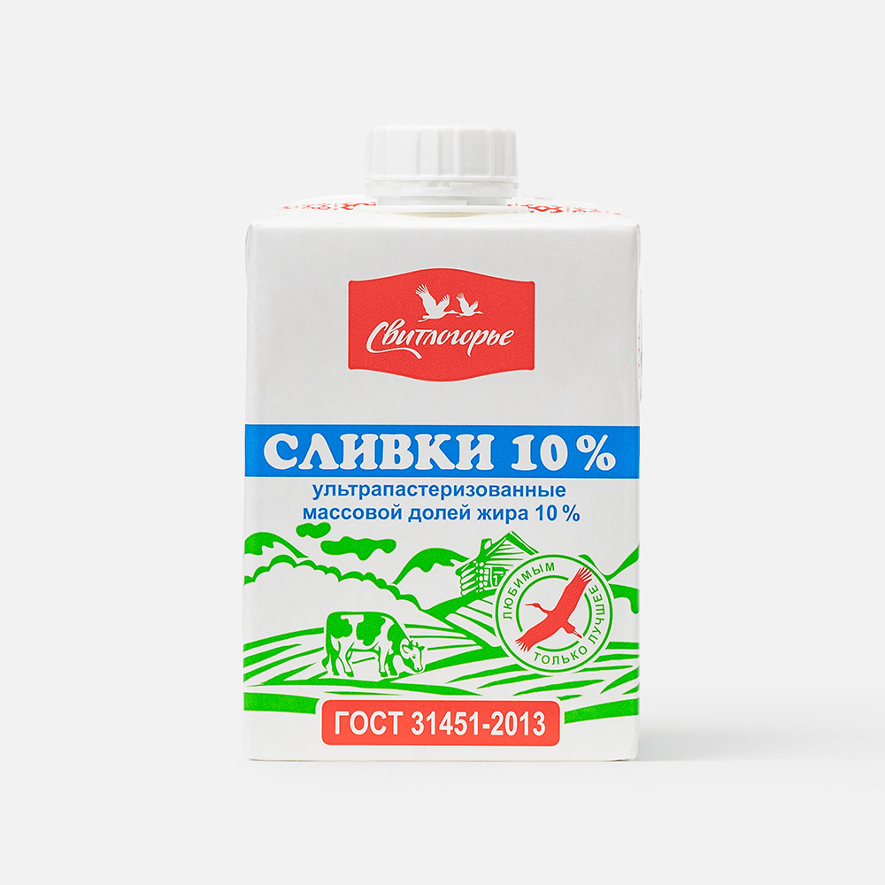 Купить сливки Свитлогорье ультрапастеризованные 10P0 г, цены на Мегамаркет | Артикул: 100023689264