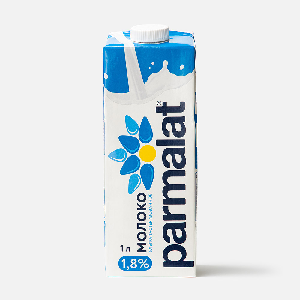 Купить молоко Parmalat ультрапастеризованное, 1,8%, 1 л, цены на Мегамаркет | Артикул: 100023689291