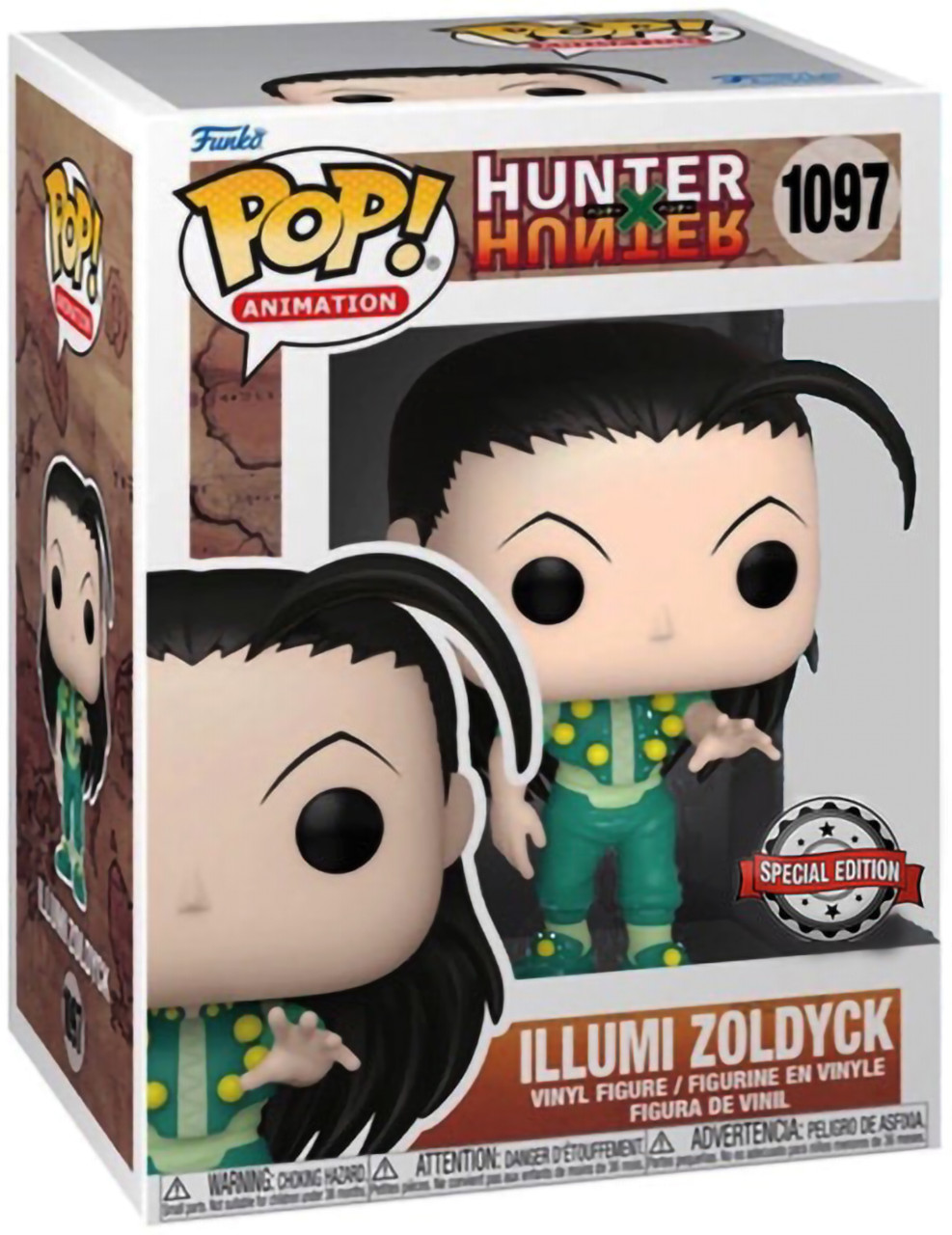 Фигурка Funko POP! Animation Hunter x Hunter Illumi Zoldyck (Exc) 60140 –  купить в Москве, цены в интернет-магазинах на Мегамаркет