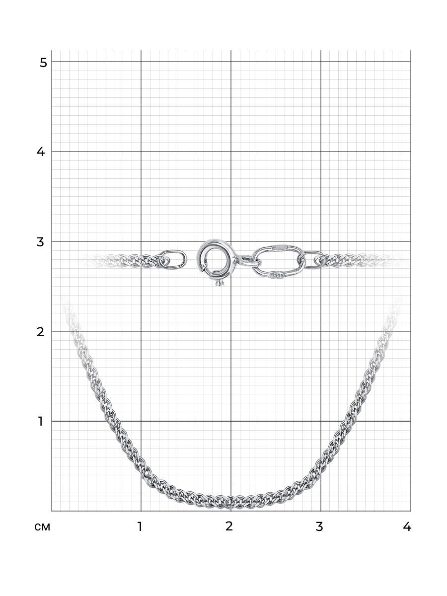 Цепочка из серебра р.55 SamoroDki Jewelry н9016030р