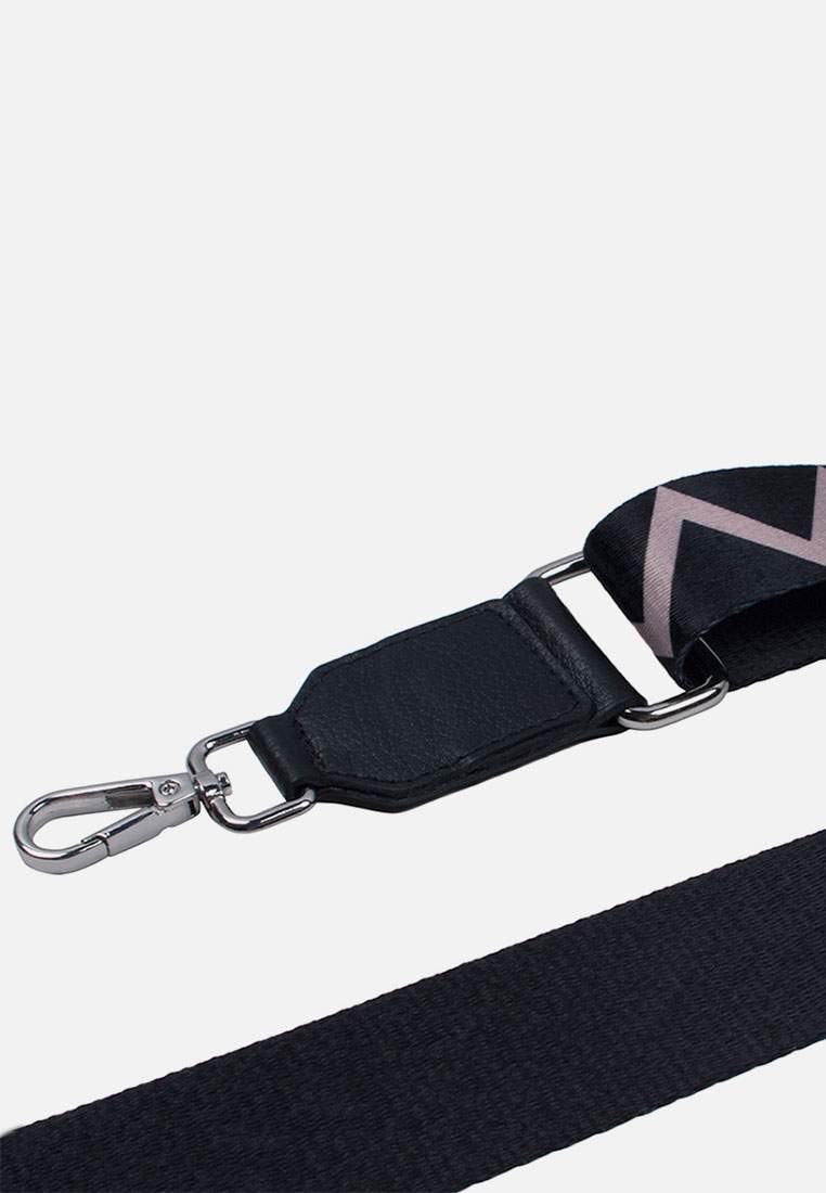 Ремень для сумки женский SAAJ SBB02 черно-розовая графика