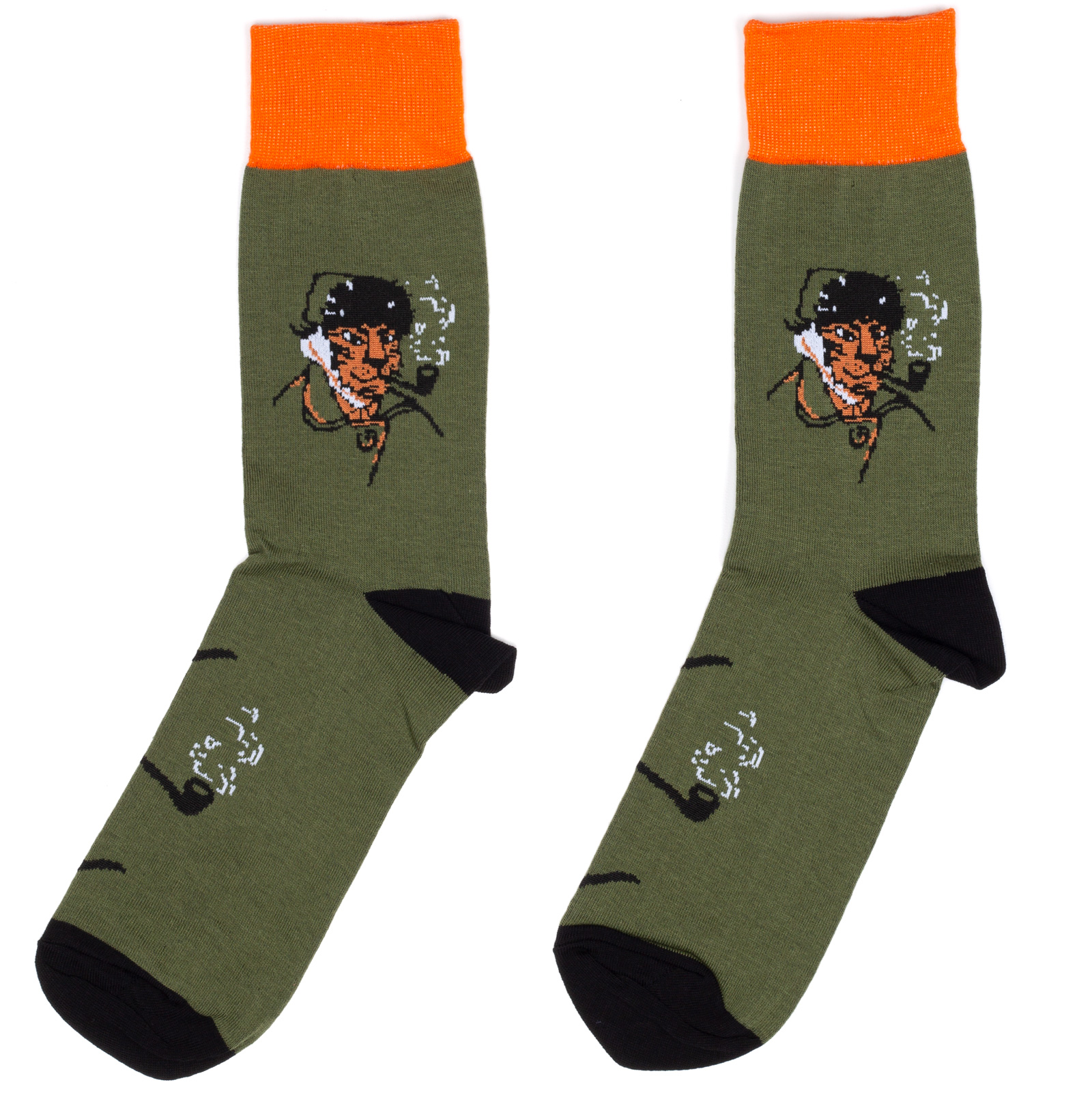 Носки St.Friday Socks VanGog Tiger зеленые 34-37
