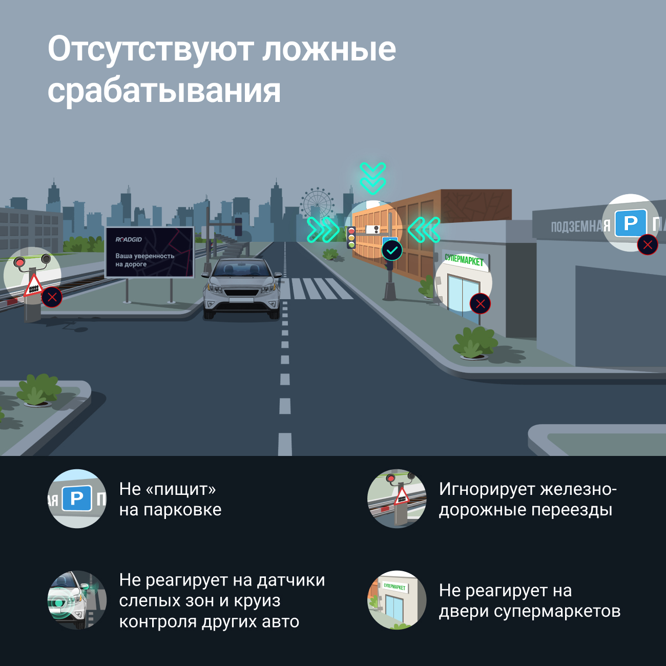 Радар-детектор Roadgid 1408000 Wi-Fi, GPS, сигнатурный - отзывы покупателей  на Мегамаркет | 600012308707