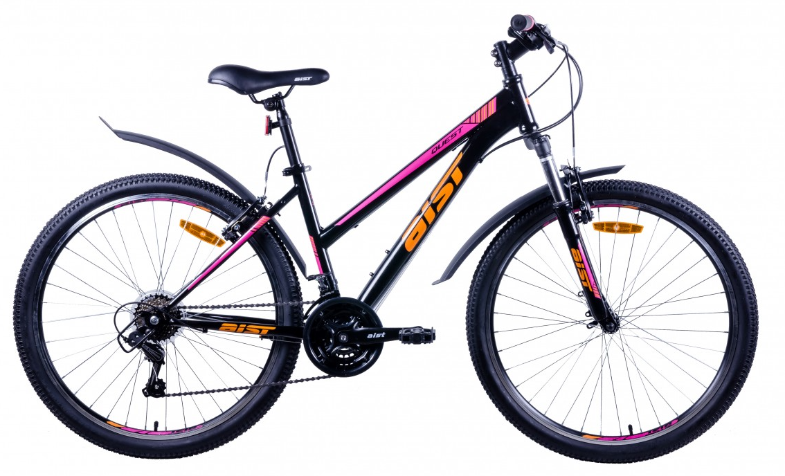 Велосипед AIST Quest W 26 размер рамы 19.5 цвет черный - купить в Universal Motors, цена на Мегамаркет