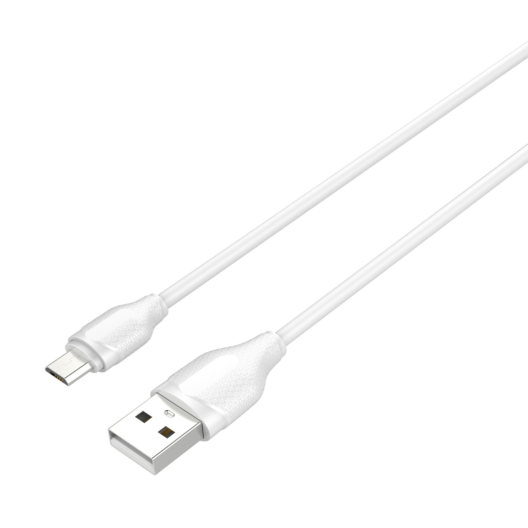 LDNIO LS371/ USB кабель Micro/ 1m/ 2.1A/ медь: 60 жил/ White